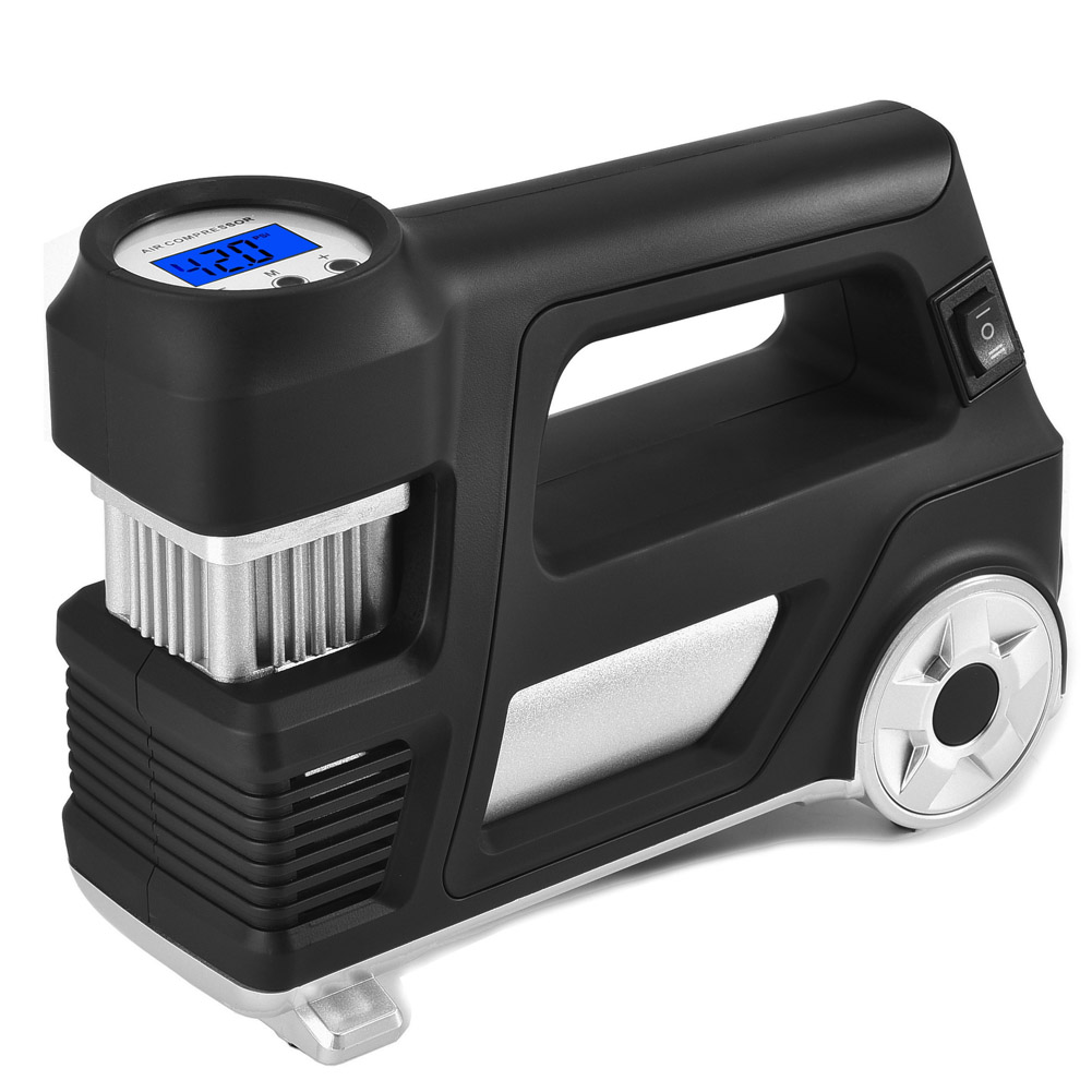 Air Compressor Pump Car Tire Inflator 12V DC Digital Auto Portab Air Compressor Pump Car Tire Inflator 12V DC Digital Auto Portab